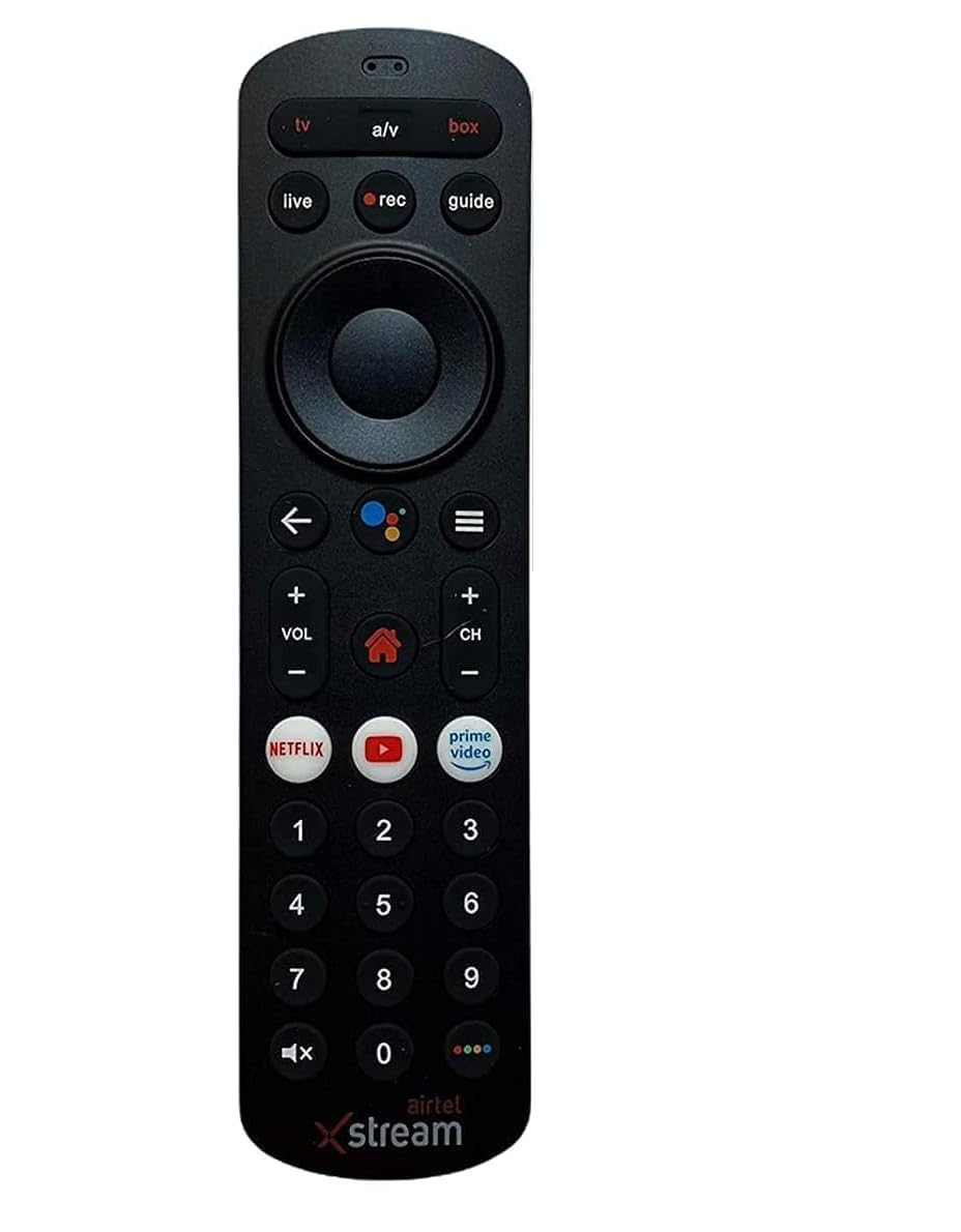 Bluetooth Voice Remote for Airtel Xstream Box – Google Assistant Compatible Bluetooth Voice Remote for Airtel Xstream Box – Google Assistant Compatible
